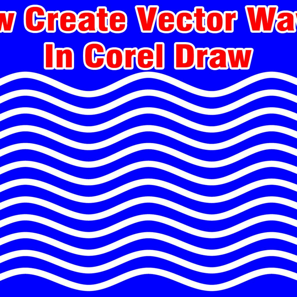 How to create vector waves in CorelDraw tutorial in Hindi 218 How to create vector waves in CorelDraw tutorial in Hindi