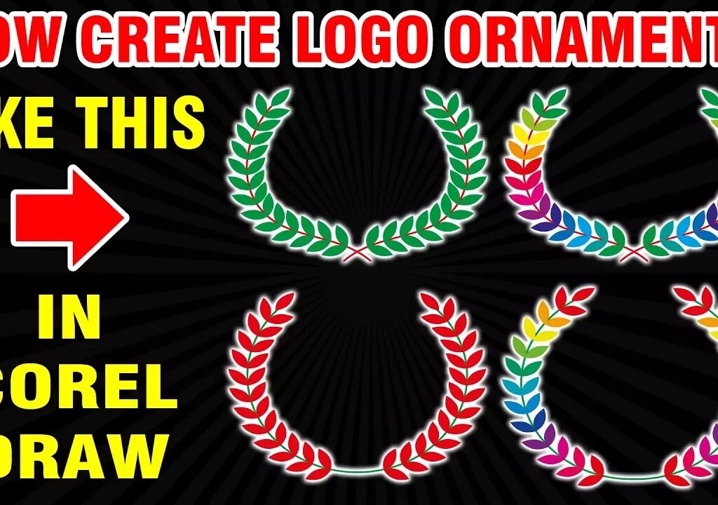 How to create logo element in CorelDraw 216 How to create logo element in CorelDraw tutorial in Hindi