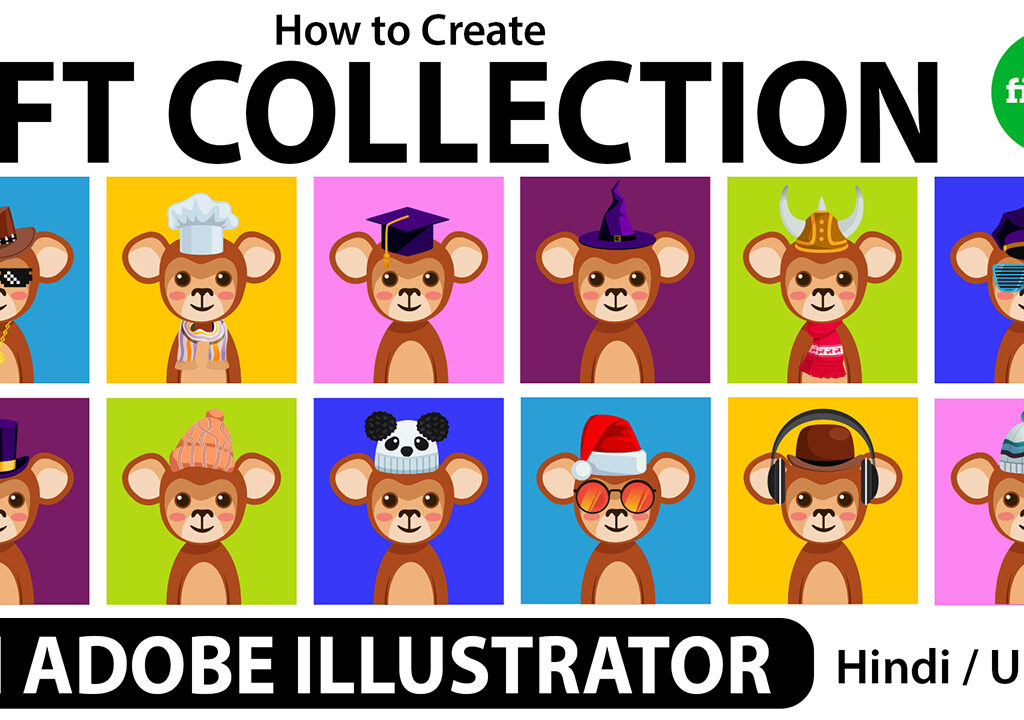 how to create nft collection, How to add accessories, property, Traits in NFT in adobe illustrator