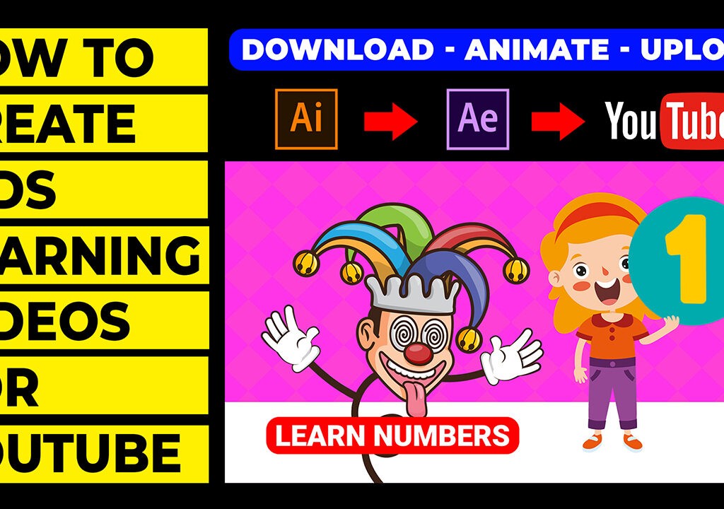 Kids Learning Animation Videos in After Effects