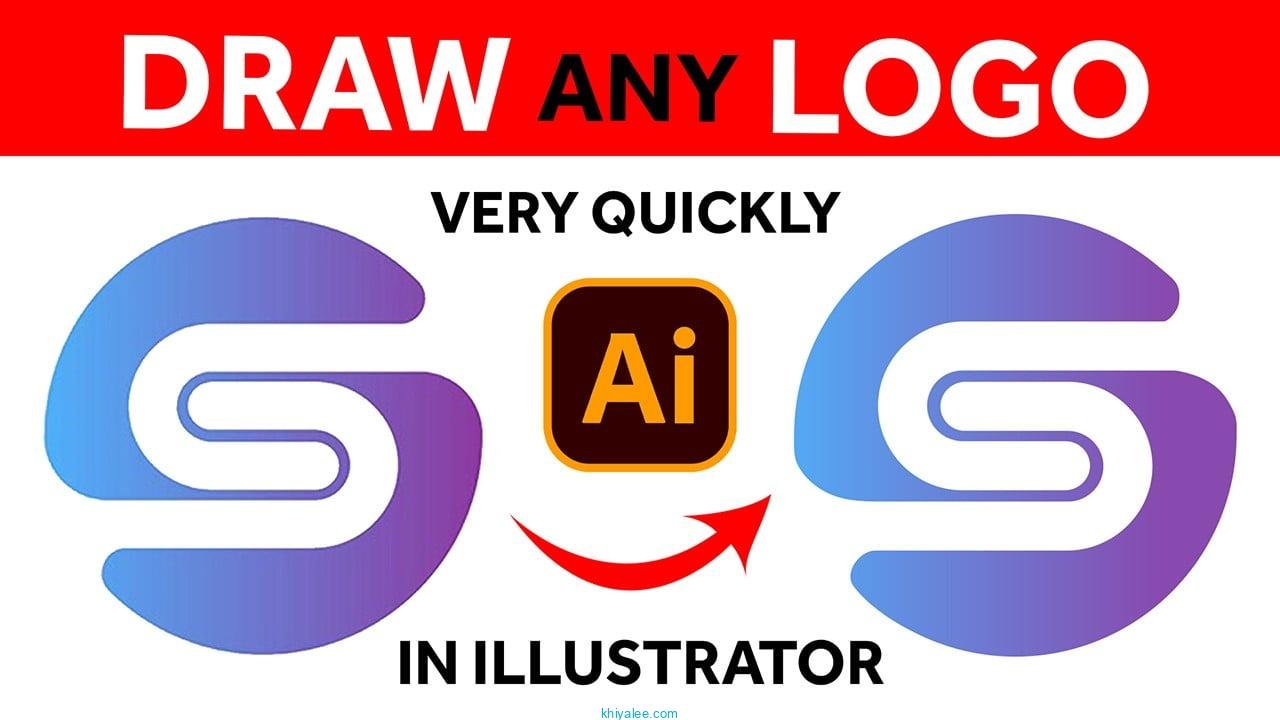 How to Draw, Trace, Vectorize Jpg Logo into Vector Illustrator tutorial in Hindi