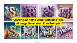 Crafting 3D Name Letter AI Images Free with Bing AI Image Generator with Free 300+ Prompts 13 Crafting 3D Name Letter AI Images Free