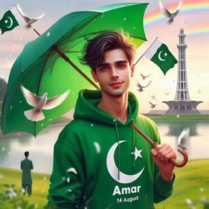 14 August Pakistan independence day Ai 3d image prompts