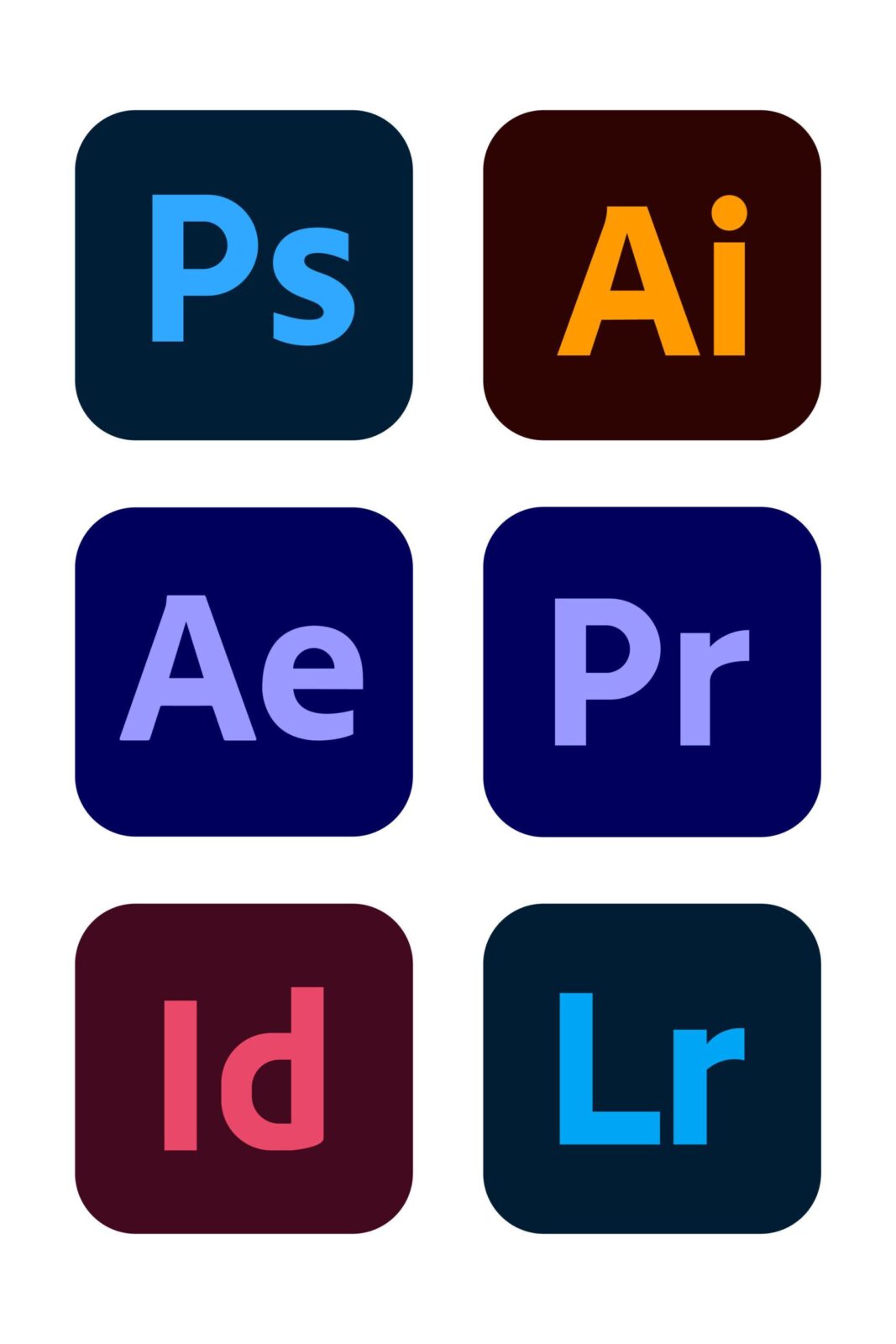 Free Adobe Logo Icons Vector Set Khiyalee 2025 