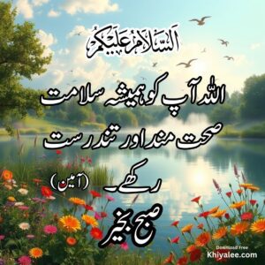 Subah Bakhair scenery, beautiful islamic images