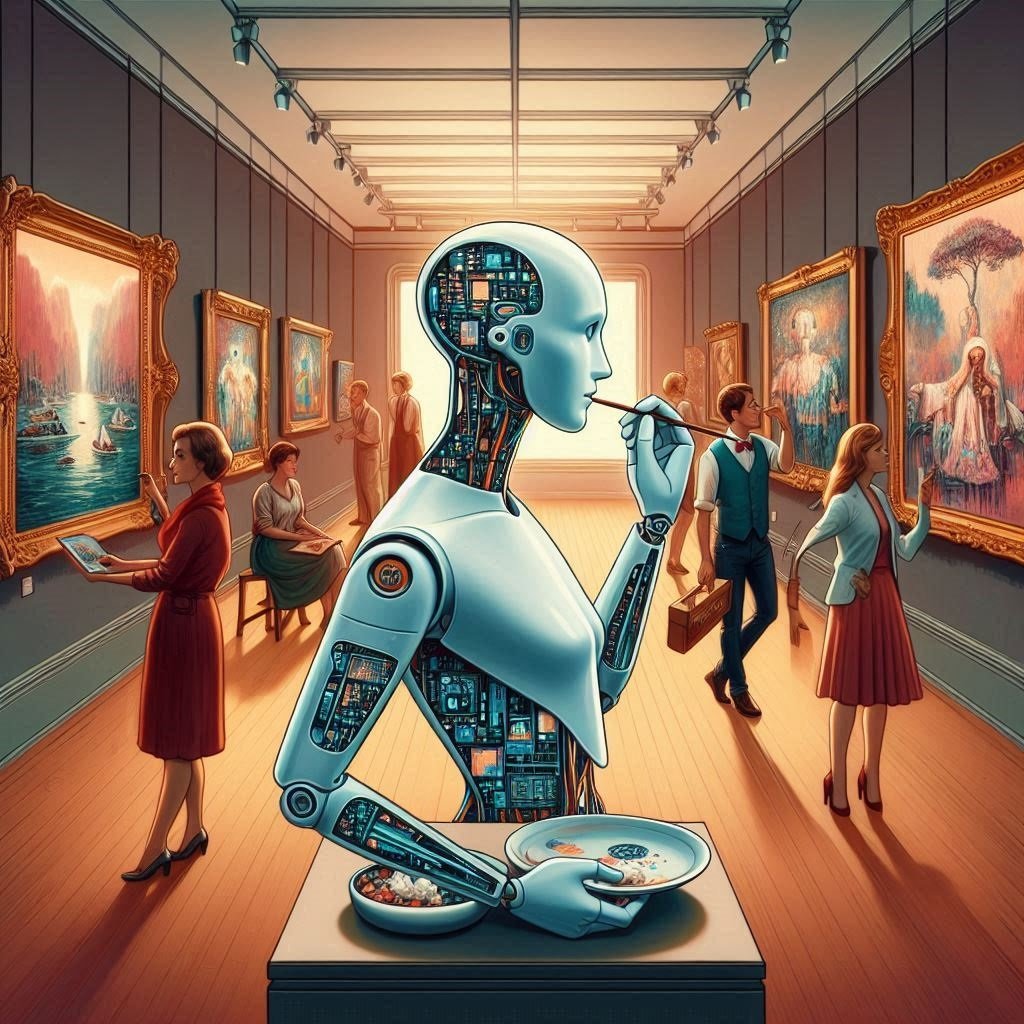 Machine learning art