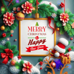 Celebrate the festive season with a delightful collection of animated holiday GIFs! From "Christmas vacation GIF" brimming with holiday cheer to "Merry Christmas and Happy New Year" animations, these joyful creations are perfect for spreading seasonal happiness. Discover charming Xmas animated GIFs and images that capture the spirit of the holidays, including adorable Merry Christmas cute GIFs and heartfelt religious Merry Christmas GIFs. Whether you're looking for animated Merry Christmas GIFs to share with loved ones or bright and cheerful Xmas GIF images to enhance your holiday greetings, these delightful animations are sure to bring a smile to everyone's face!