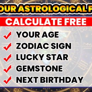 Age, Zodiac Sign, Lucky Star & Gemstone Calculator | Find Your Astrological Profile