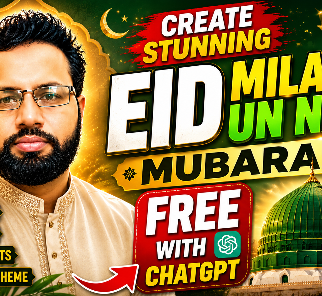 Eid Milad Un Nabi AI Poster: Create Your Photo with 2 Free AI Prompts 1 Eid Milad Un Nabi AI Poster Create Your Photo with 2 Free AI Prompts
