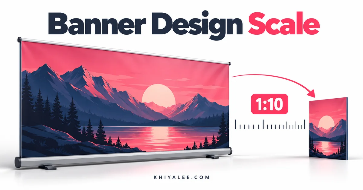 Online Tools 4 Banner Design Scale Calculator: 1:10 and Custom preview
