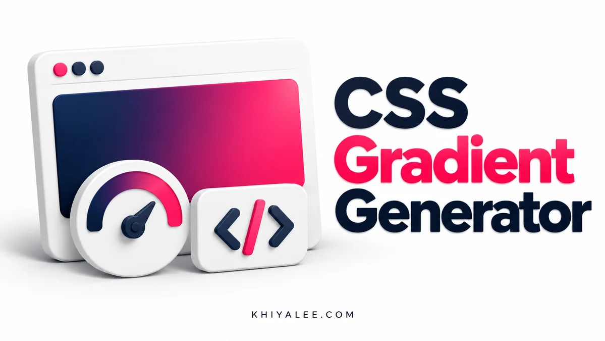 Online Tools 10 CSS Gradient Generator free online tool illustration