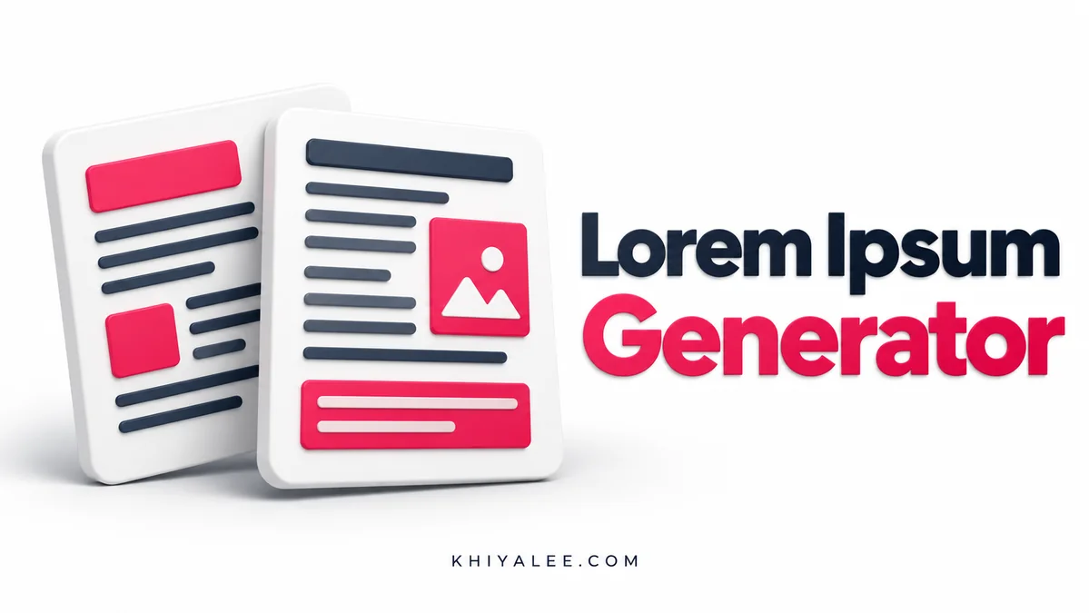 Online Tools 19 Lorem Ipsum Generator free online tool illustration