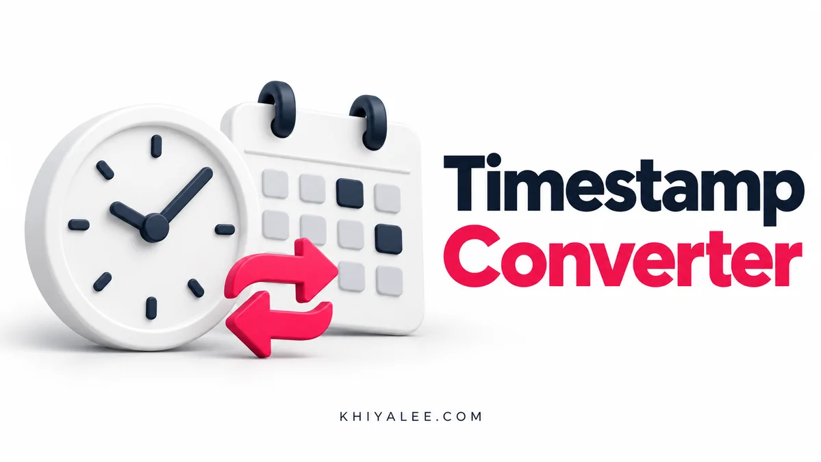 Online Tools 39 Timestamp Converter free online tool illustration