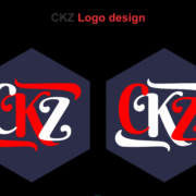 CKZ letter logo Design download free png