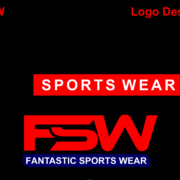FSW Fantastic sports wear logo design