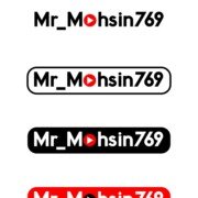 Mr Mohsin769 youtube channel name Logo Design free scaled