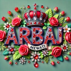 Crafting 3D Name Letter AI Images Free with Bing AI Image Generator with Free 300+ Prompts 16 3d name art with diamoned gems and king crown of indian Tohid Khan and ArbaaJ Mewati