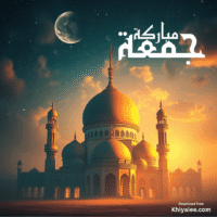 50+ Free jumma Mubarak Status Pic Post HD Images 53 Jumma Mubarak Gif Beautiful islamic mosque Spiritual Divine Friday masjid animated digital art