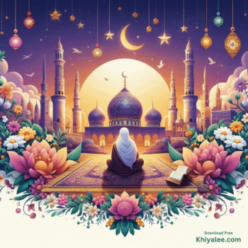 Jumma Mubarak Gif Beautiful islamic mosque Spiritual Divine Friday masjid animated prayer digital art