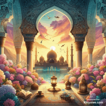 Jumma Mubarak Gif Beautiful islamic mosque Spiritual Friday animated art
