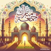 Islami devine mosque spiritual Arabic digital art jumma Mubarak pic post status HD images