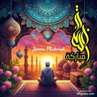 Islami devine mosque spiritual Arabic digital art jumma Mubarak pic post status HD images