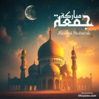 Islami devine mosque spiritual Arabic digital art jumma Mubarak pic post status HD images