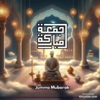 Islami devine mosque spiritual Arabic digital art jumma Mubarak pic post status HD images