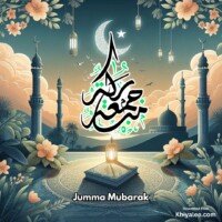 Islami devine mosque spiritual Arabic digital art jumma Mubarak pic post status HD images