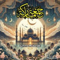 Islami devine mosque spiritual Arabic digital art jumma Mubarak pic post status HD images