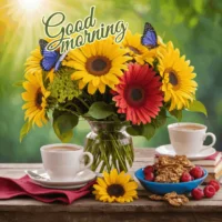 good morning gif with blessings quotes images