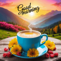 good morning gif with blessings quotes images
