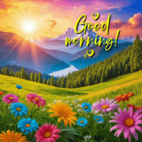 good morning gif with blessings quotes images