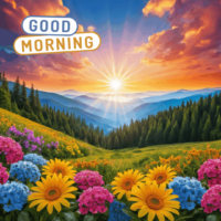 good morning gif with blessings quotes images
