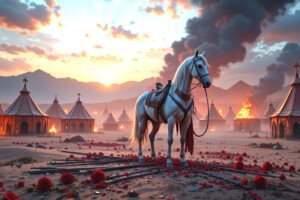 Imam Hussain Karbala Zuljanah Ashura Day HD Muharram 4K Wallpapers for shia