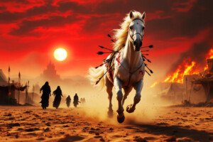 Imam Hussain Karbala Zuljanah Ashura Day HD Muharram 4K Wallpapers for shia, Muharram wallpapers 2024, Islamic HD wallpapers
