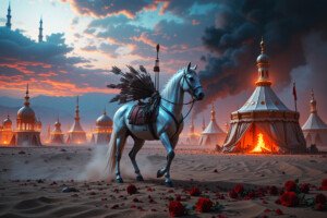 Imam Hussain Karbala Zuljanah Ashura Day HD Muharram 4K Wallpapers for shia