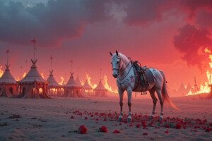 Imam Hussain Karbala Zuljanah Ashura Day HD Muharram 4K Wallpapers for shia
