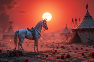 Imam Hussain Karbala Zuljanah Ashura Day HD Muharram 4K Wallpapers for shia