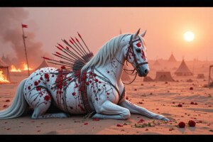 Imam Hussain Karbala Zuljanah Ashura Day HD Muharram 4K Wallpapers for shia