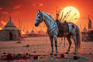 Imam Hussain Karbala Zuljanah Ashura Day HD Muharram 4K Wallpapers for shia