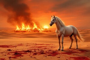 Imam Hussain Karbala Zuljanah Ashura Day HD Muharram 4K Wallpapers for shia