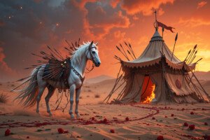 Imam Hussain Karbala Zuljanah Ashura Day HD Muharram 4K Wallpapers for shia