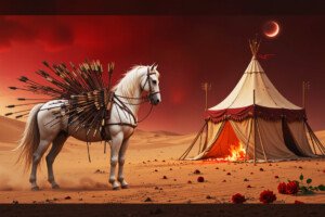 Imam Hussain Karbala Zuljanah Ashura Day HD Muharram 4K Wallpapers for shia
