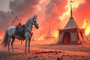 Imam Hussain Karbala Zuljanah Ashura Day HD Muharram 4K Wallpapers for shia