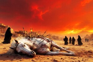 Imam Hussain Karbala Zuljanah Ashura Day HD Muharram 4K Wallpapers for shia