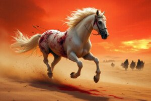 Imam Hussain Karbala Zuljanah Ashura Day HD Muharram 4K Wallpapers for shia