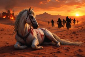 Imam Hussain Karbala Zuljanah Ashura Day HD Muharram 4K Wallpapers for shia