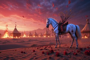 Imam Hussain Karbala Zuljanah Ashura Day HD Muharram 4K Wallpapers for shia