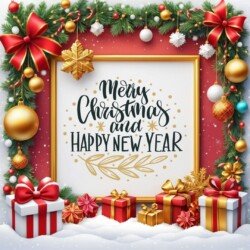 Best Merry Christmas and Happy New Year card wish picture HD free merry xmas images